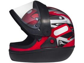 Capacete de Moto Fechado San Marino GRAFIC Vermelho Tamanho 56