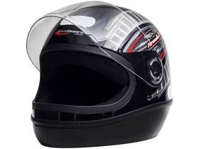 Capacete de Moto Fechado Taurus Fórmula 1 - Grafic Preto Tamanho 56