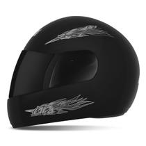 Capacete De Moto Feminino Masculino Fechado Pro Tork Liberty Four Viseira Fumê Urbano Passeio