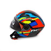 Capacete de Moto FW3 Automático Modelo X Open UP Fox Capacete de Moto FW3 Automático Modelo X Open UP Fox