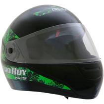 Capacete de Moto Infantil Hero BOY 54 - 225447 PRETO/VERDE Capacete de Moto Infantil Hero BOY 54 - 225447 PRETO/VERDE