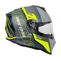 Capacete de Moto Masculino Feminino Fechado Mormaii Original Neon Verde Com Viseira Transparente