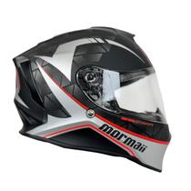 Capacete de Moto Masculino Feminino Fechado Mormaii Original Tiger Fosco Com Viseira Transparente Capacete de Moto Masculino Feminino Fechado Mormaii Original Tiger Fosco Com Viseira Transparente