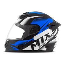Capacete de Moto Mixs Mx2 Storm Bavete Narigueira Fechado Viseira Cristal Antirrisco Selo Inmetro Original ProTork Garantia Confortável e Leve