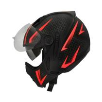 Capacete De Moto Peels Com Oculos 58 Viseira anti-risco