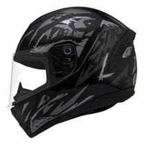 Capacete De Moto Peels Spike 2 Dsm Preto Grafite Brilhante