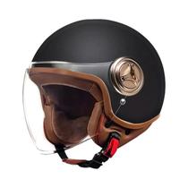 Capacete De Moto Retro Com Orelhas De Gato, Leve, Casco Em ABS, Várias Cores Para Homens E Mulheres