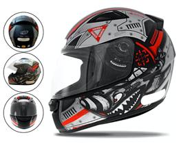 Capacete de Moto Spark Air Motociclistas Proteção Tamanho 58