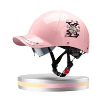 Capacete De Moto Unissex De Verão, Capacete Meio Aberto Para Bicicletas Elétricas, Estilo Boné De