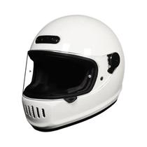 Capacete De Moto Unissex Retrô Integral Com Certificação DOT, ABS De Alta Resistência, À Prova De