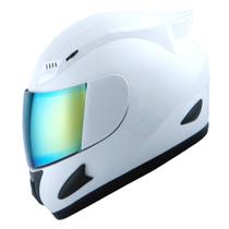 Capacete de motocicleta 1Storm Mechanic Glossy White DOT Approve