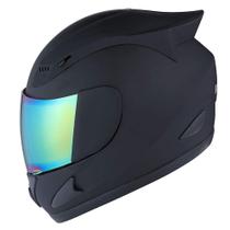 Capacete de motocicleta 1Storm Mechanic Matt Black Tamanho L (57-58cm)