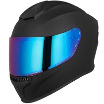 Capacete de motocicleta Auboa Full Face MD-813 Matte Black (M)