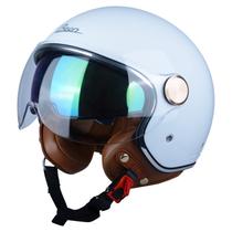 Capacete de motocicleta BEON Half 3/4 Face Retro Vintage Style