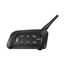 Capacete De Motocicleta Bluetooth EJEAS V4 plus Para 4 Motociclistas, 1500 Metros, Full Duplex, IP65