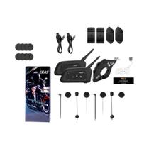 Capacete De Motocicleta Bluetooth EJEAS V6 pro plus Para 6 Pilotos, 800m, Impermeável IP67, Walkie Capacete De Motocicleta Bluetooth EJEAS V6 pro plus Para 6 Pilotos, 800m, Impermeável IP67, Walkie