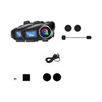 Capacete De Motocicleta Bluetooth Q58 Max IP65 À Prova d'Água Com Intercomunicador E Capacete De Motocicleta Bluetooth Q58 Max IP65 À Prova d'Água Com Intercomunicador E
