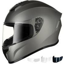 Capacete de motocicleta Favoto Full Face DOT Lightweight Titanium