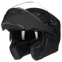 Capacete de Motocicleta ILM 902 - Modular, Flip-up, Viseira Dupla, DOT, Tamanho XL