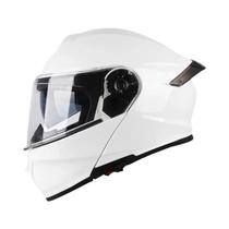 Capacete de Motocicleta Modular com Viseira Dupla - Certificado e Unisex