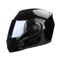 Capacete de Motocicleta Modular com Viseira Dupla e Certificação DOT - Unissex