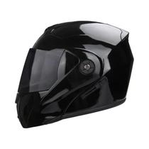 Capacete de Motocicleta Modular com Viseira Dupla e Certificação DOT - Unissex