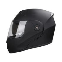 Capacete de Motocicleta Modular com Viseira Dupla e Certificação DOT - Unissex
