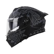 Capacete de Motocicleta Modular Unissex com Viseira e Lente Dupla