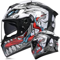 Capacete de motocicleta MotuOMR Full Face aprovado pelo DOT unissex
