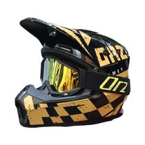 Capacete De Motocicleta Off-Road Totalmente Coberto Para Veículos Elétricos, Montanha E Downhill,