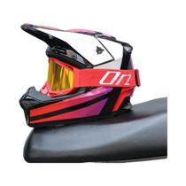 Capacete De Motocicleta Off-Road Totalmente Coberto Para Veículos Elétricos, Montanha E Downhill,