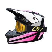 Capacete De Motocicleta Off-Road Totalmente Coberto Para Veículos Elétricos, Montanha E Downhill,