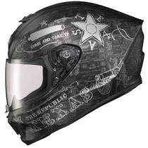 Capacete de motocicleta ScorpionEXO R420 Full Face Bluetooth Lone Star