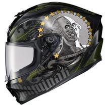 Capacete de motocicleta ScorpionEXO R420 Full Face com Bluetooth 2X