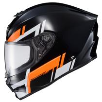 Capacete de Motocicleta ScorpionEXO R420 - Full Face com Bluetooth - Aprovado DOT e Snell