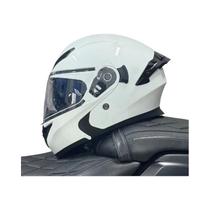 Capacete De Motocicleta Unissex Aprovado Pelo DOT Com Visor Duplo Rebatível Equipamento De Proteção