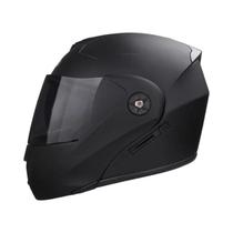Capacete De Motocicleta Unissex Certificado DOT Com Lente Dupla E Visor Modular Rebatível