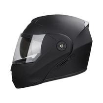 Capacete De Motocicleta Unissex Certificado DOT Com Lente Dupla E Visor Modular Rebatível