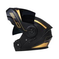 Capacete De Motocicleta Unissex Com Lente Dupla, Modular, Para Corrida De Motocross, Flip up BLD