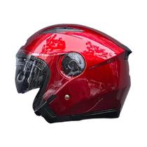 Capacete De Motocicleta Unissex Com Lente Dupla Para Quatro Estações, Capacete De Motocicleta Para
