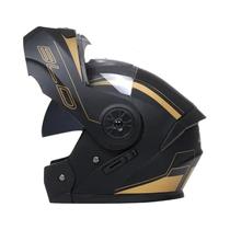 Capacete De Motocicleta Unissex Com Lentes Duplas Rebatíveis, Capacete Modular Para Motocross E Capacete De Motocicleta Unissex Com Lentes Duplas Rebatíveis, Capacete Modular Para Motocross E