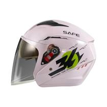 Capacete De Motocicleta Unissex Para Inverno 58-62CM Térmico Com Bateria, Espelho Duplo, Quatro Capacete De Motocicleta Unissex Para Inverno 58-62CM Térmico Com Bateria, Espelho Duplo, Quatro