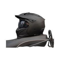 Capacete De Motocicleta Vintage Black Warrior, Capacete Integral E Meio Capacete Para Passeios E