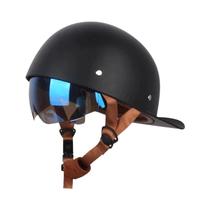 Capacete De Motocicleta Vintage Retrô Uchoose, Estilo Boné De Beisebol, Aberto, Para Verão, Para