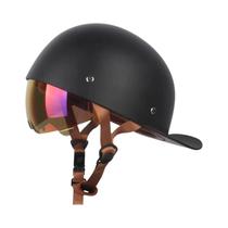 Capacete De Motocicleta Vintage Retrô Uchoose, Estilo Boné De Beisebol, Aberto, Para Verão, Para