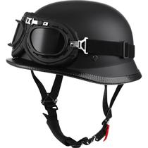 Capacete de motocicleta Yesmotor Half Shell German DOT aprovado
