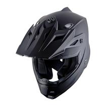 Capacete de motocross 1Storm HF801 Matt Black Dot Approved XL
