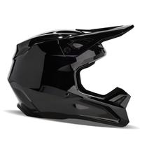 Capacete de motocross Fox Racing V1 preto tamanho grande Capacete de motocross Fox Racing V1 preto tamanho grande