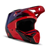 Capacete de motocross Fox Racing V1 Streak Flo Red X-Large