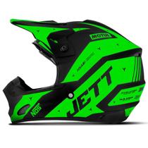 Capacete De Motocross Trilha Th-1 Jett Evolution 2 Off Road Para Motociclista Unissex